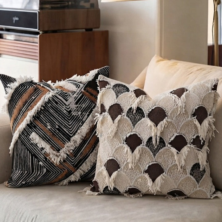 Boho Tassel Weave Cushion