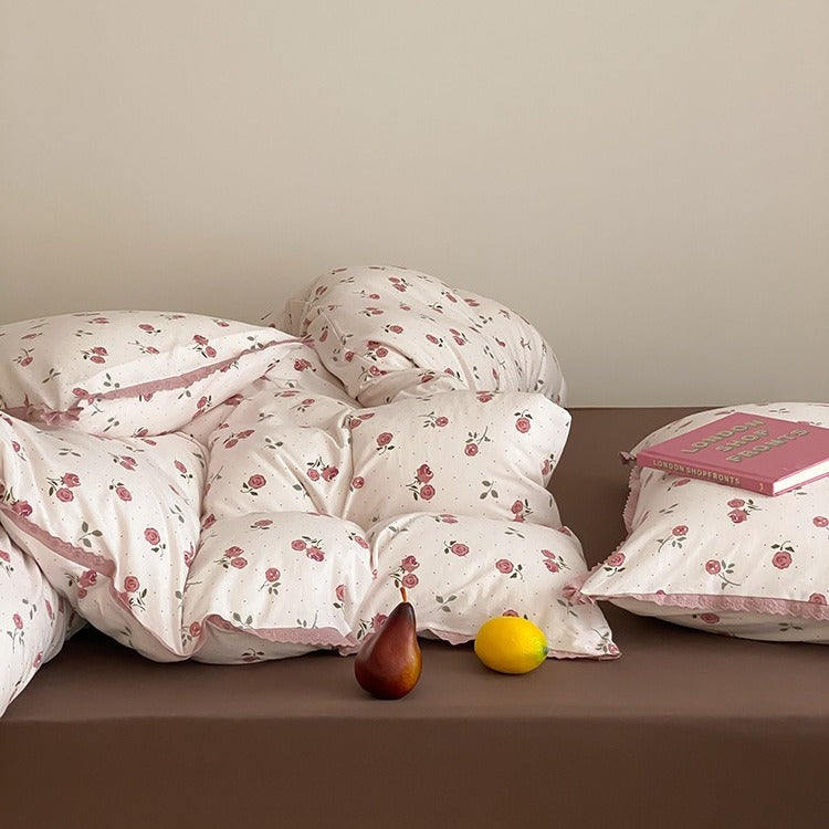 Pink Rose Bedding Set