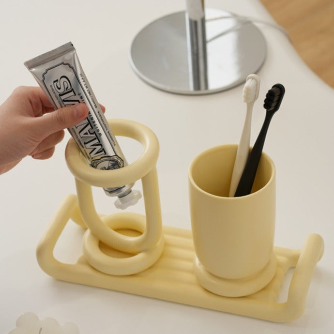 Modern Ceramic Toothbrush Holder