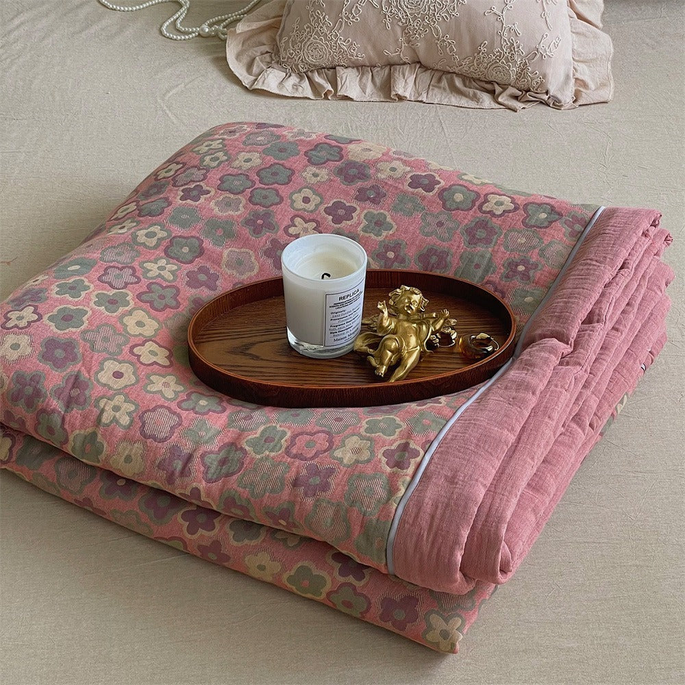 Barbie Garden Summer Quilted Blanket