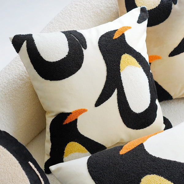 Penguin Parade Cushion