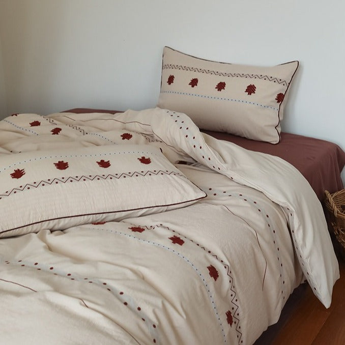 Retro Forest Bedding Set