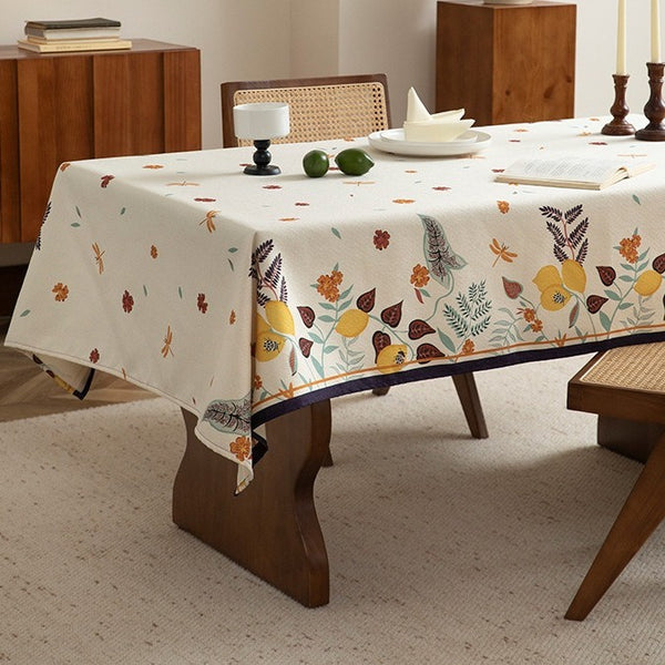 Rainfly Garden Floral Tablecloth