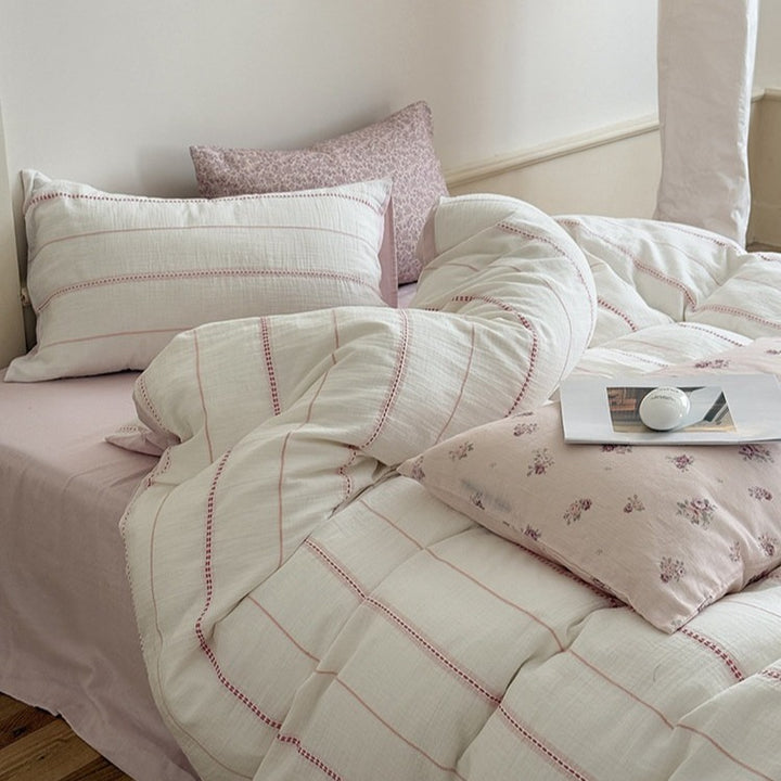 Beach Striped Bedding Set