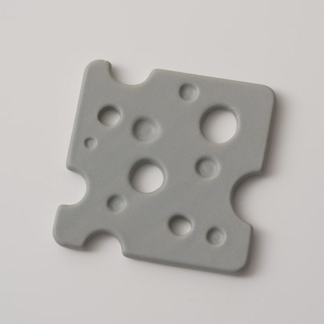 Swiss Cheese - Slice Ceramic Coaster Collection