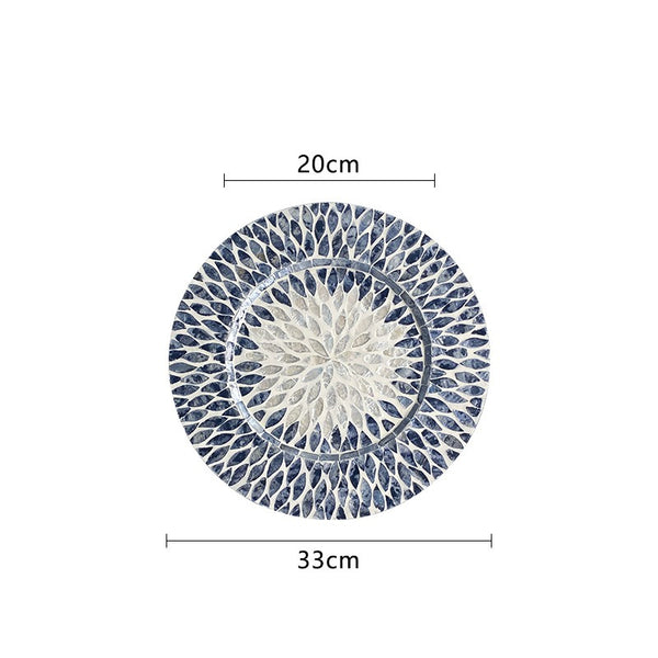 Blue Bubble Shell Tray