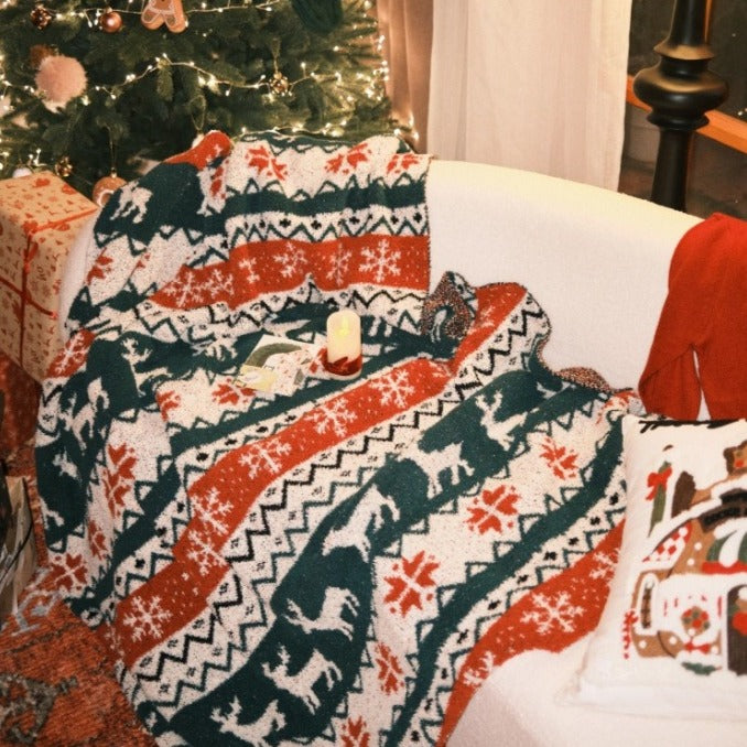Warm Christmas Night Blanket