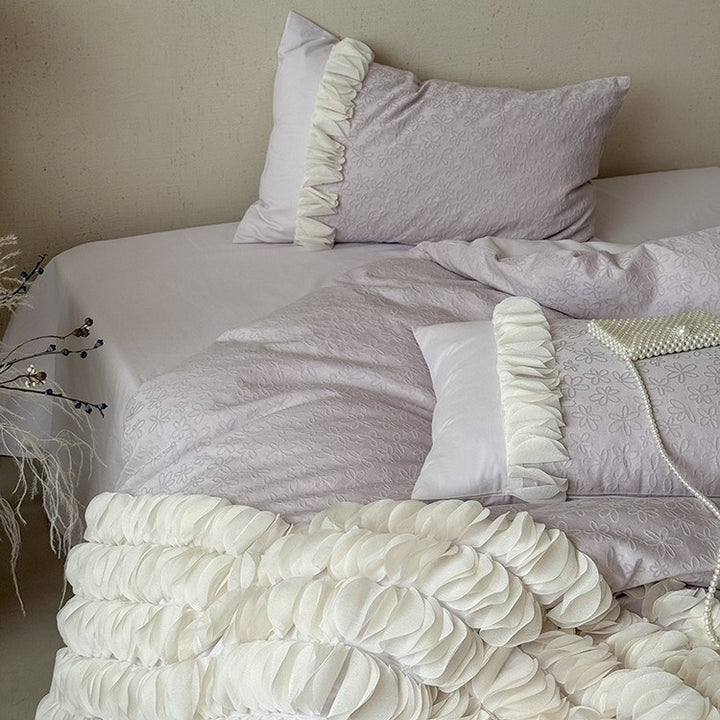 Petal Ruffle Bedding Set