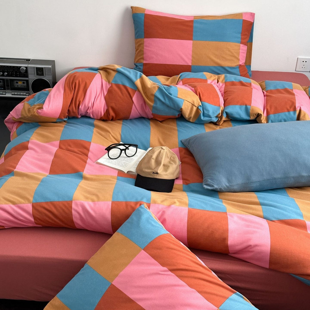 Funky Checkered Bedding Set Collection