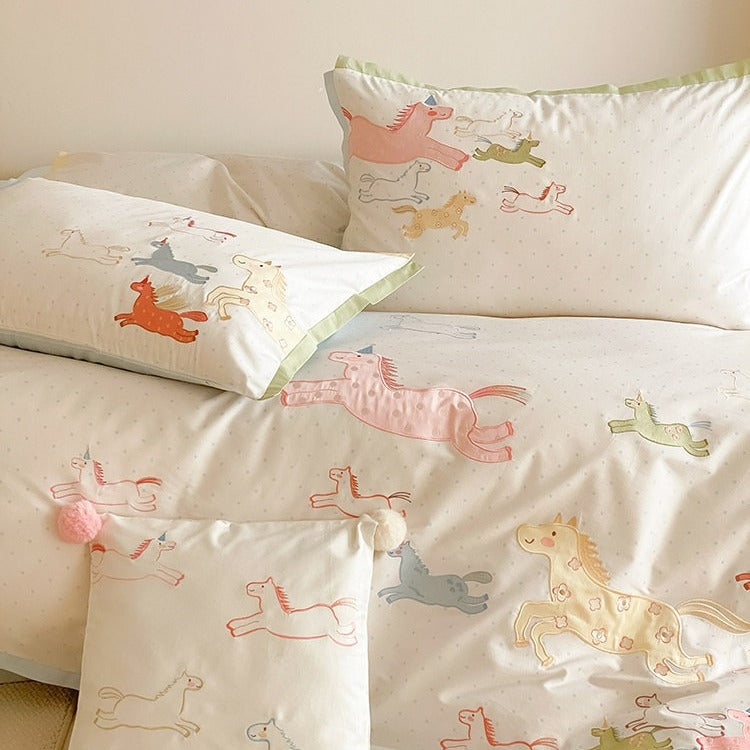 Pastel Pony Parade Bedding Set