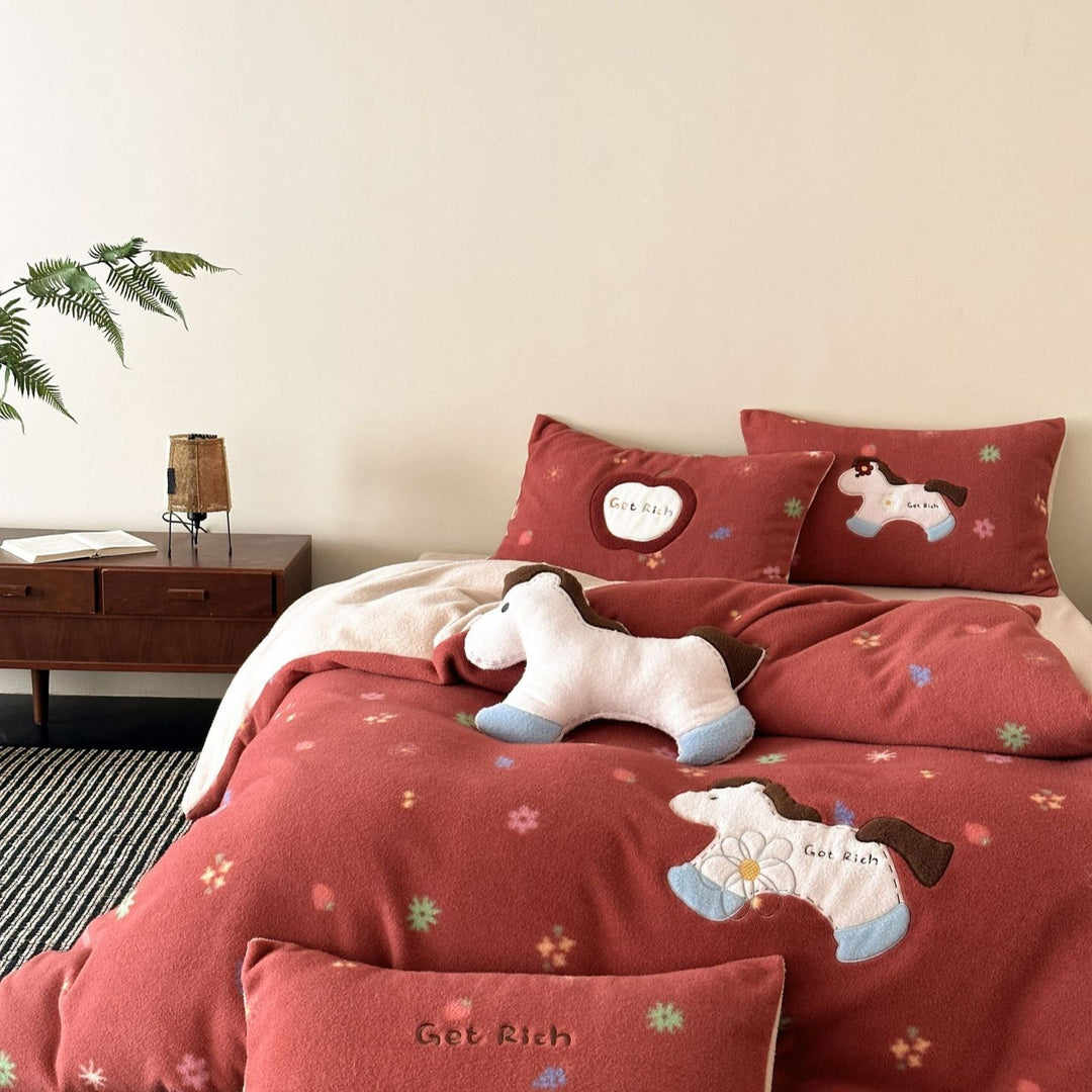 Lovely Pony Bedding Set