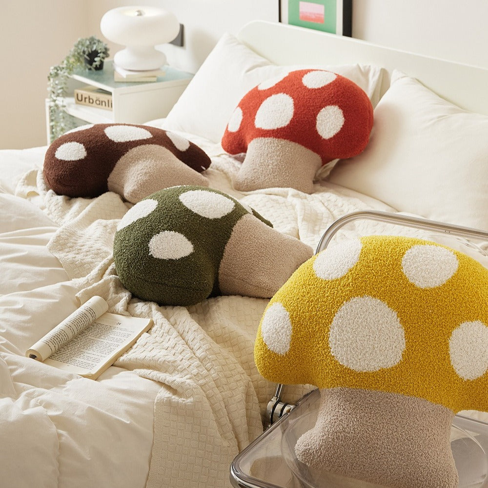 Dotty Mushroom Cushion