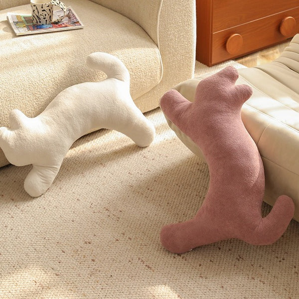 Stretching Kitty Pillow