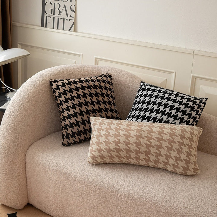 Classic Houndstooth Cushion