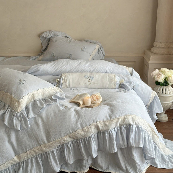 Provence Rose Lace Bedding
