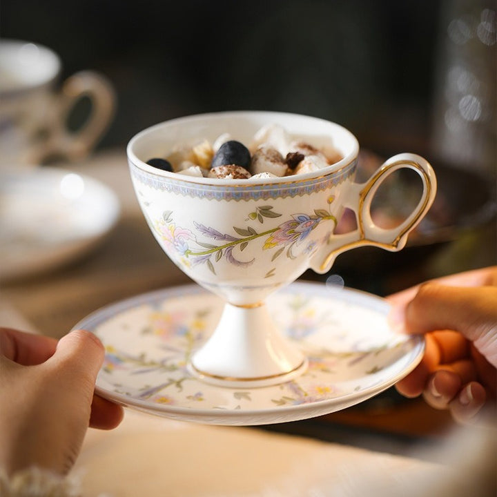 Enchanted Vines Pedestal Teacup Set