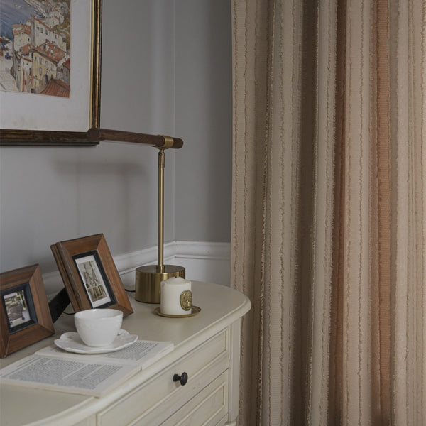 Textured Fringe Curtain