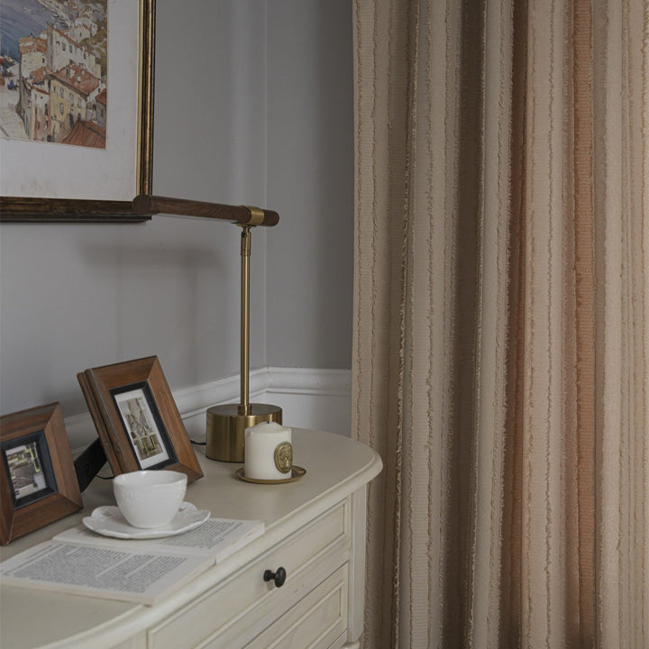 Textured Fringe Curtain