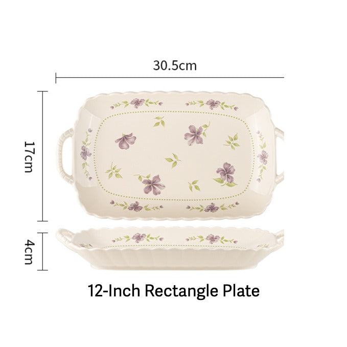 Violet Dusk Ceramic Dining Set
