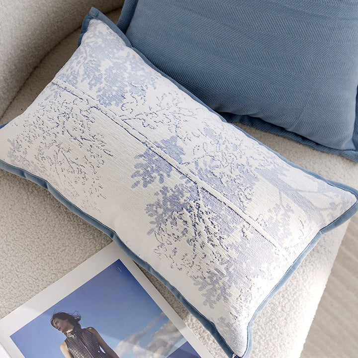 Blue Floral Cushoin