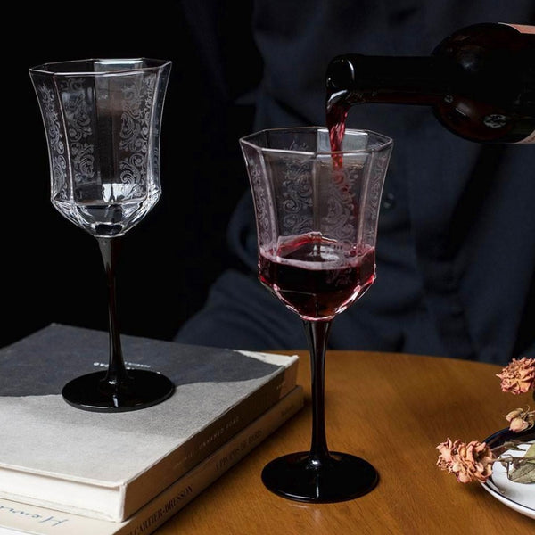 Lisbon Midnight Wine Glass Set