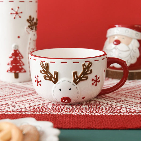 Santa & Reindeer Mug
