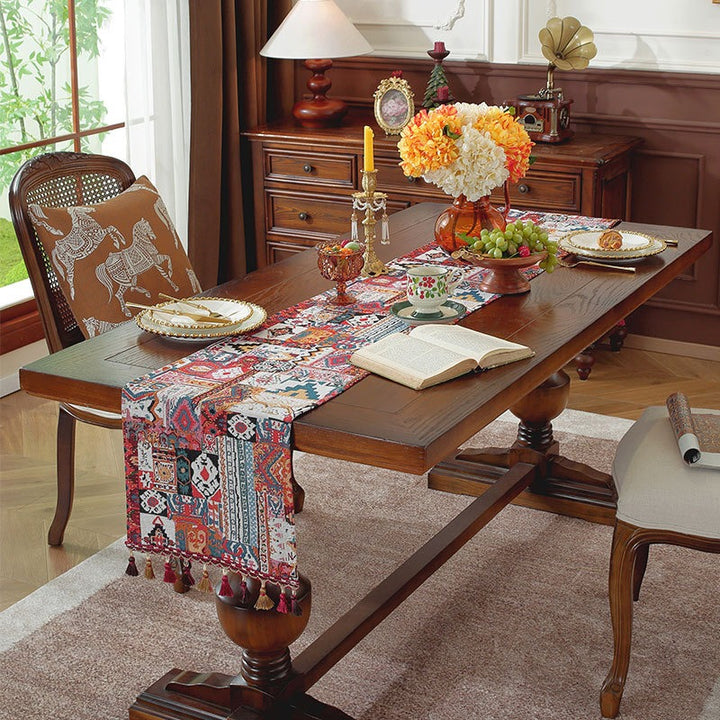Boho Patchwork Table Runner