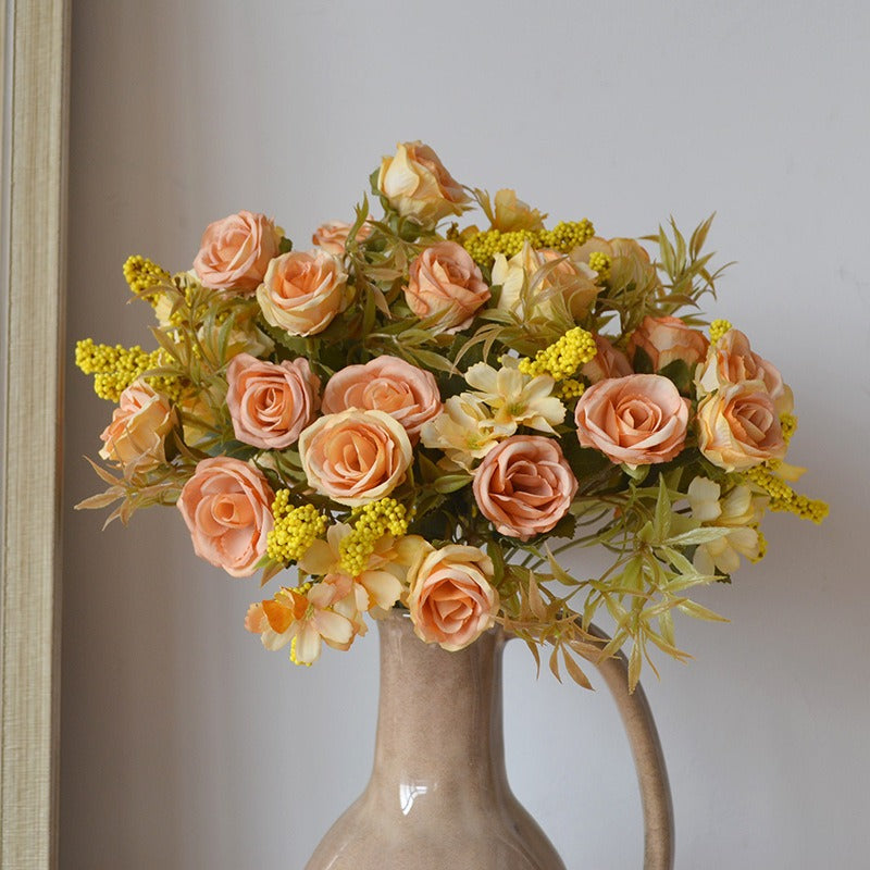 Countryside Rose and Wildflower Bouquet