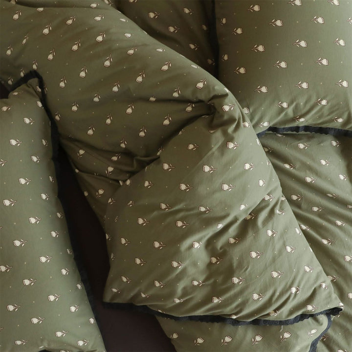 Flower & Matcha Bedding Set