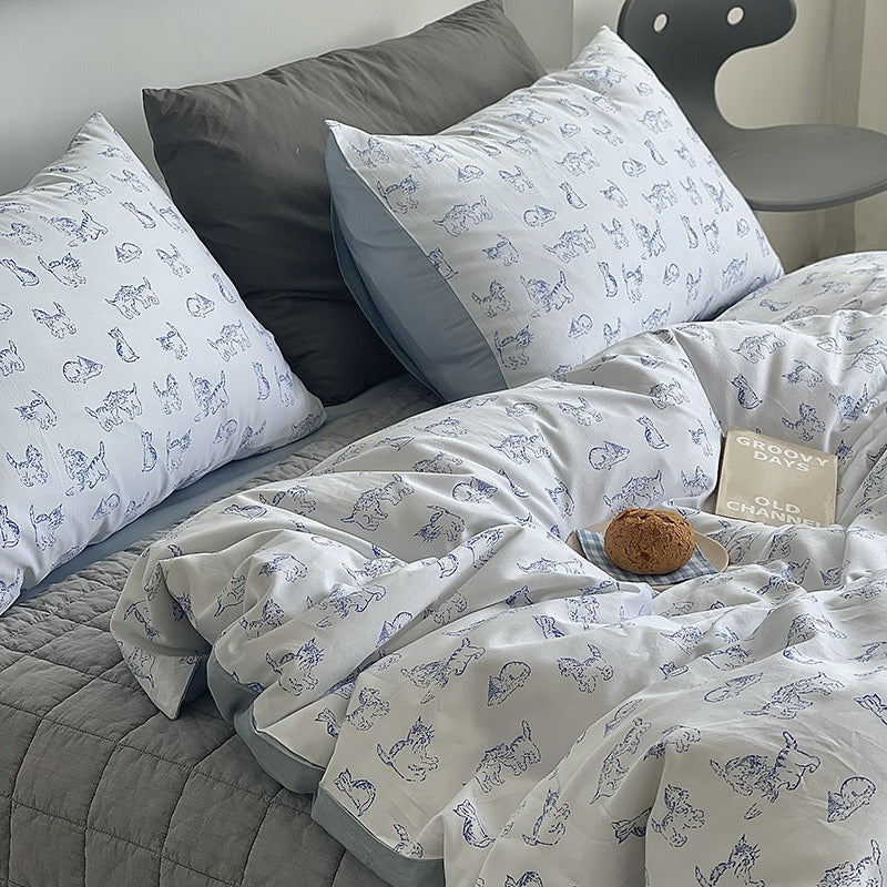Lazy Kitty Bedding Set