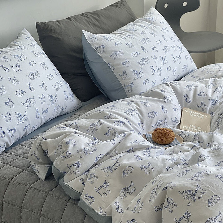 Lazy Kitty Bedding Set