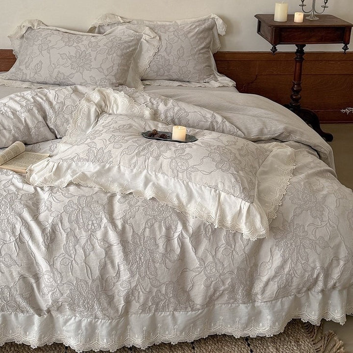 Countryside Textile Floral Bedding Set