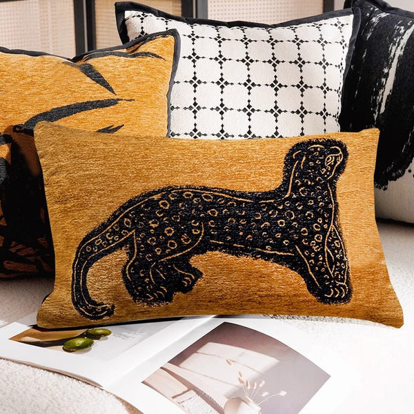 Vintage Leopard Cushion