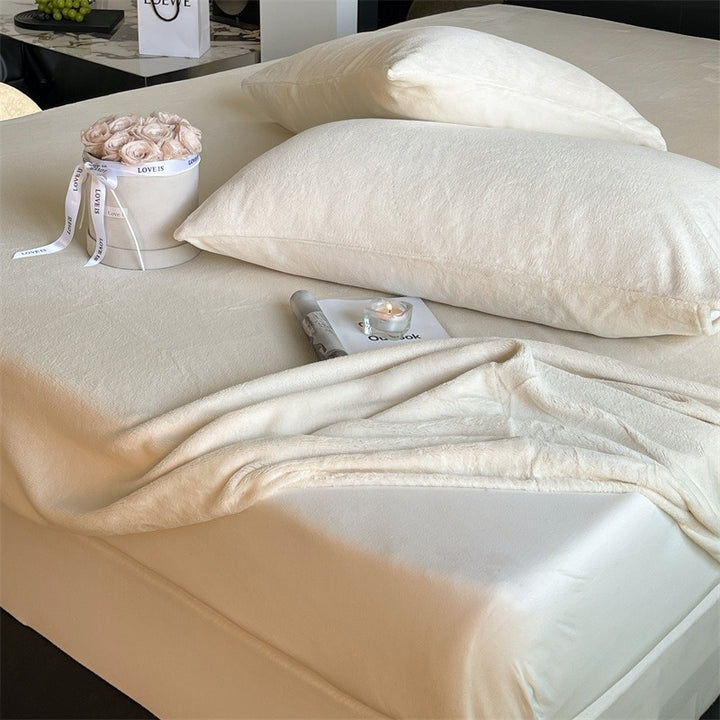 Warm Winter Fleece Fitted Sheet Collection