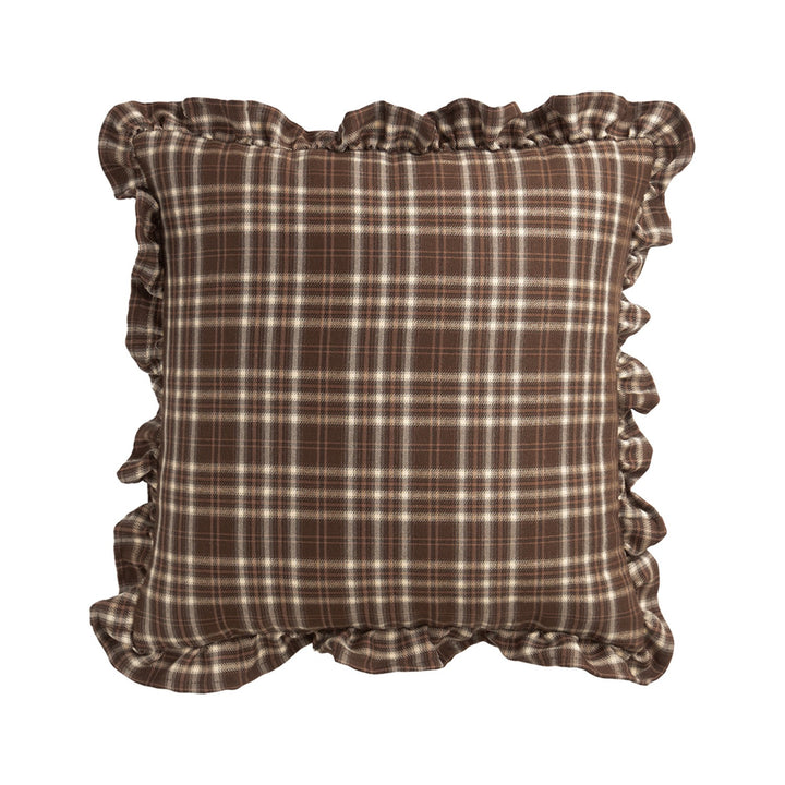 Retro Line Ruffle Cushion