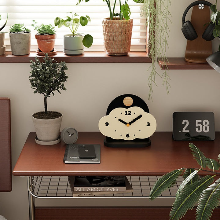 Fluffy Cloud Desk Clock