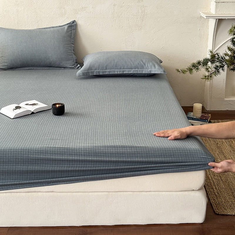 Earthy Cotton Fitted Sheet