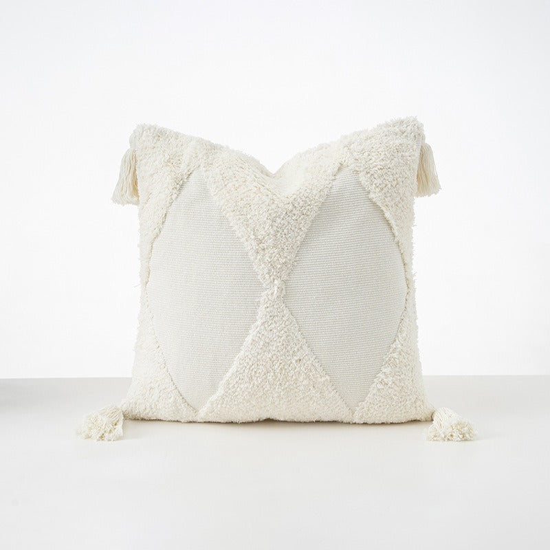 Cream Plush Cushion Collection
