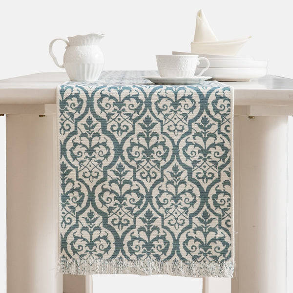 Countryside Blue Table Runner