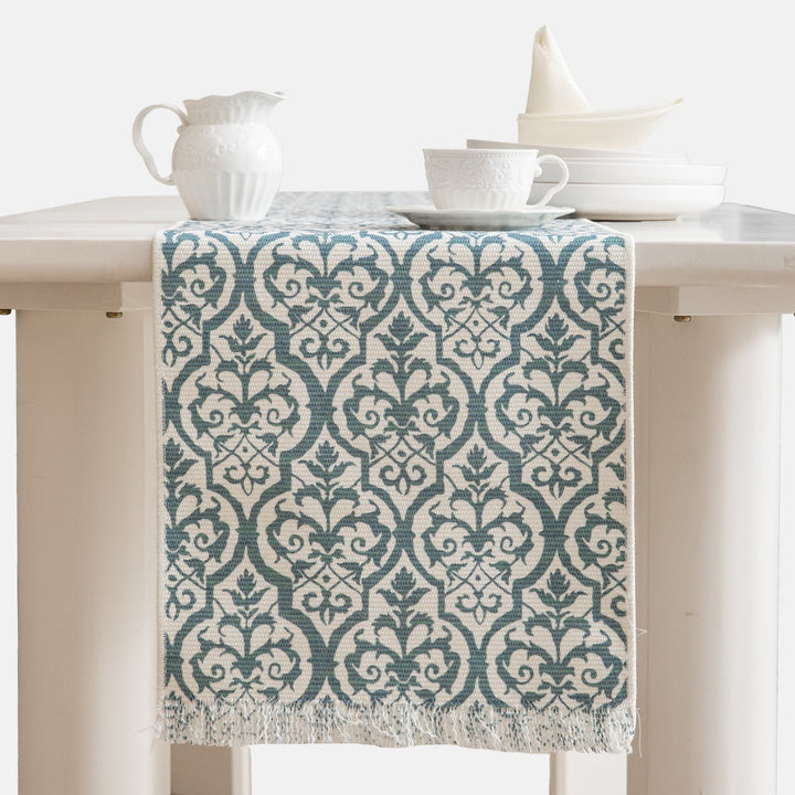 Countryside Blue Table Runner