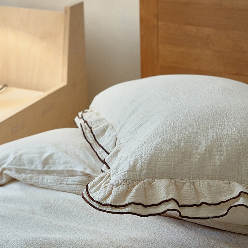 Double Ruffle Bedding Set