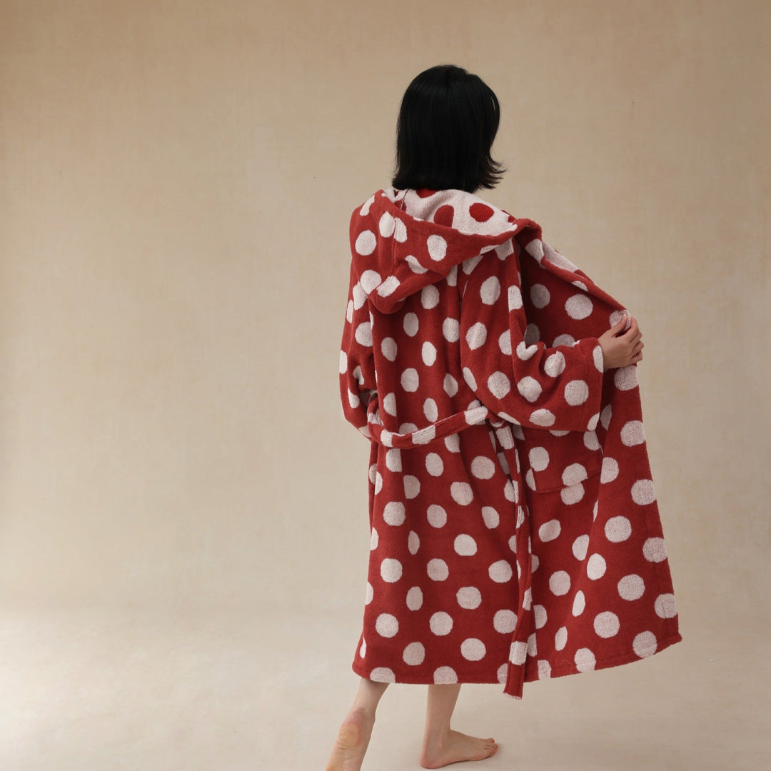 Vintage Polka Dots Bathrobe Unisex Collection