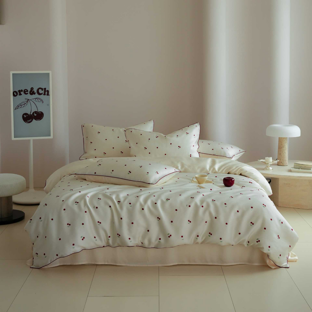 Cherry Lyocell Bedding Set