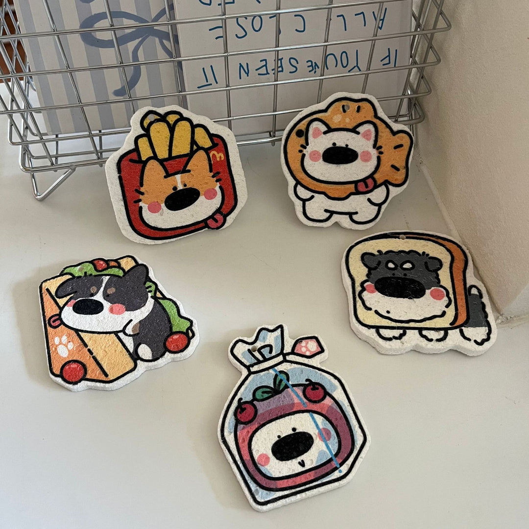 Foodie Puppy Dish Sponge Set