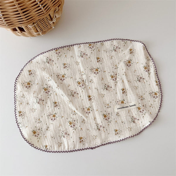 Floral Lullaby Burp Cloth Set