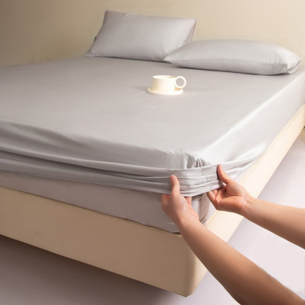 Water Colour Lyocell Fitted Sheet