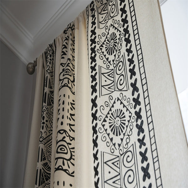 Minimal Ethnic Curtain