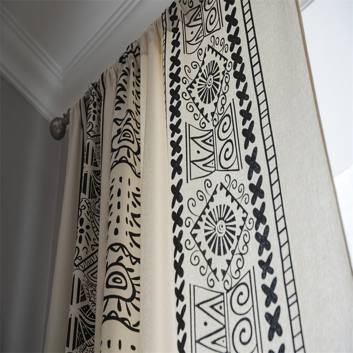 Minimal Ethnic Curtain