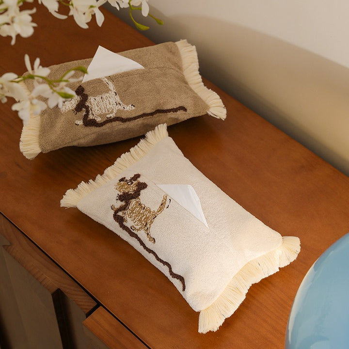 Sketchy Pup Tissue Bag