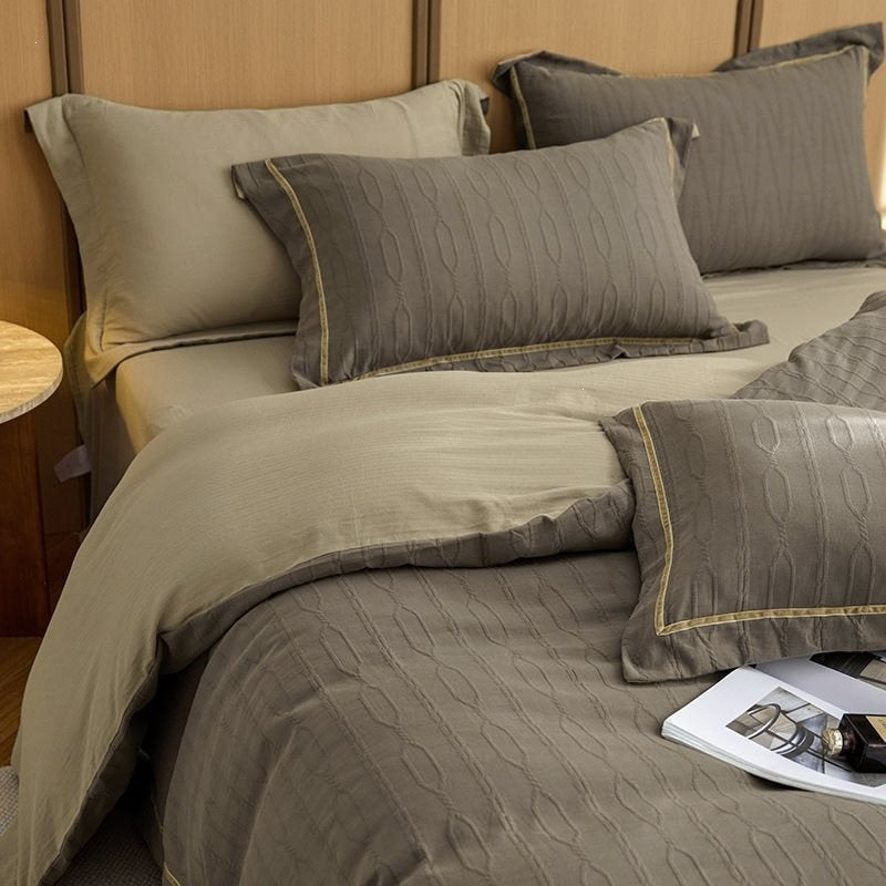 Sand Timber Diary Bedding Set